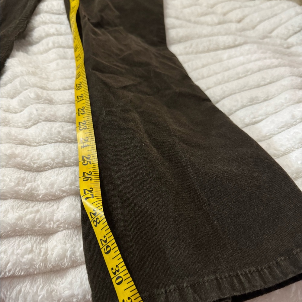 No Boundaries Chocolate Brown Corduroy Flare Pants - Picture 7 of 9